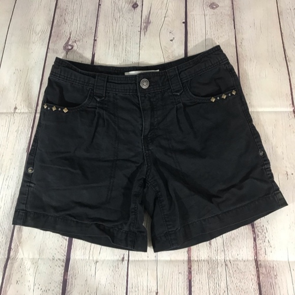 Route 66 Girls Embellished Black Shorts - Size 12